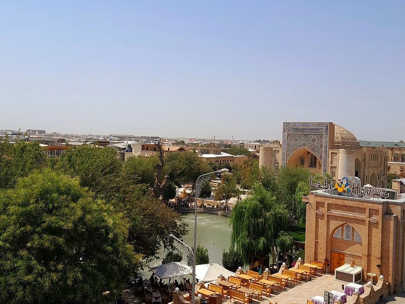 The Lyab-i Hauz pool and complex in Bukhara