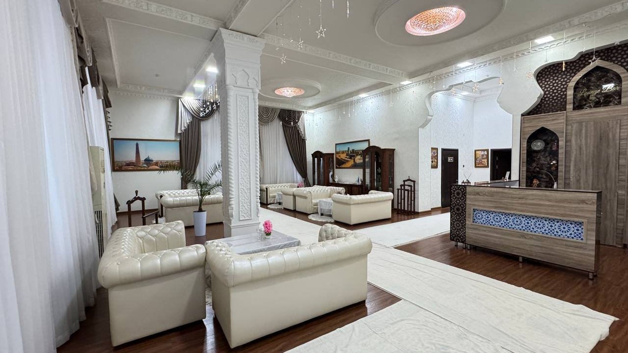 VIP Lounge Bar interior at Khiva Railway Station